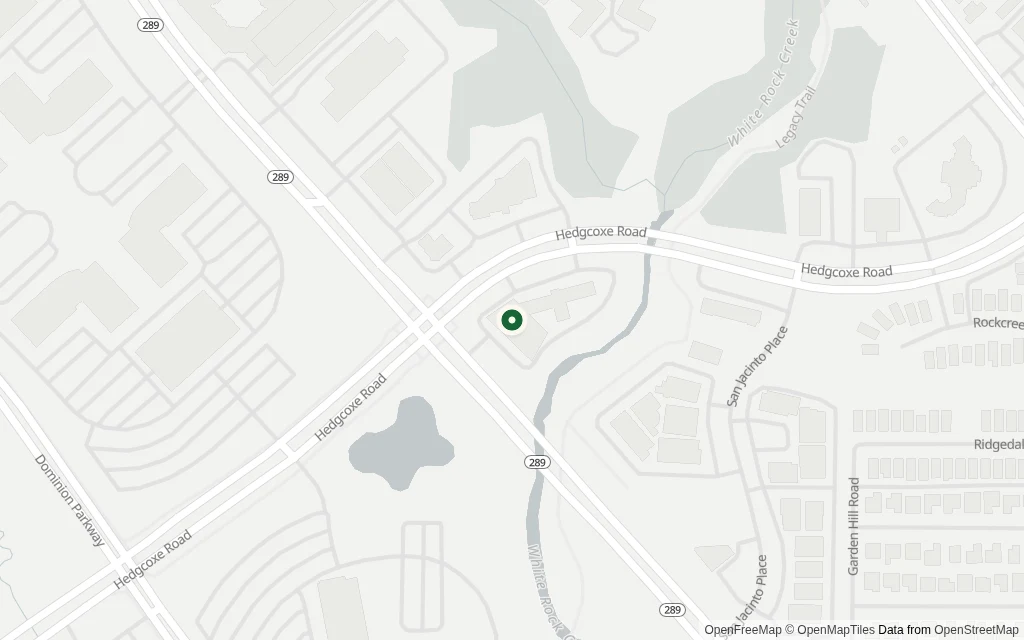 Map of the area around the office at 7800 Preston Road Suite 138 Plano, TX 75024