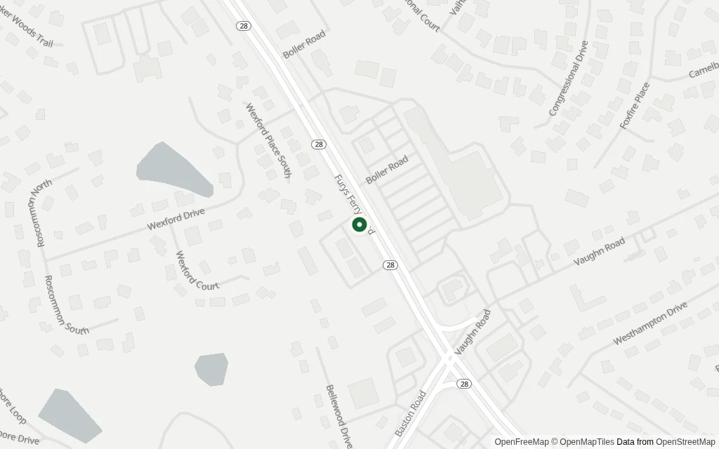 Map of the area around the office at 1105 Furys Ln Ste D, Augusta, GA 30907