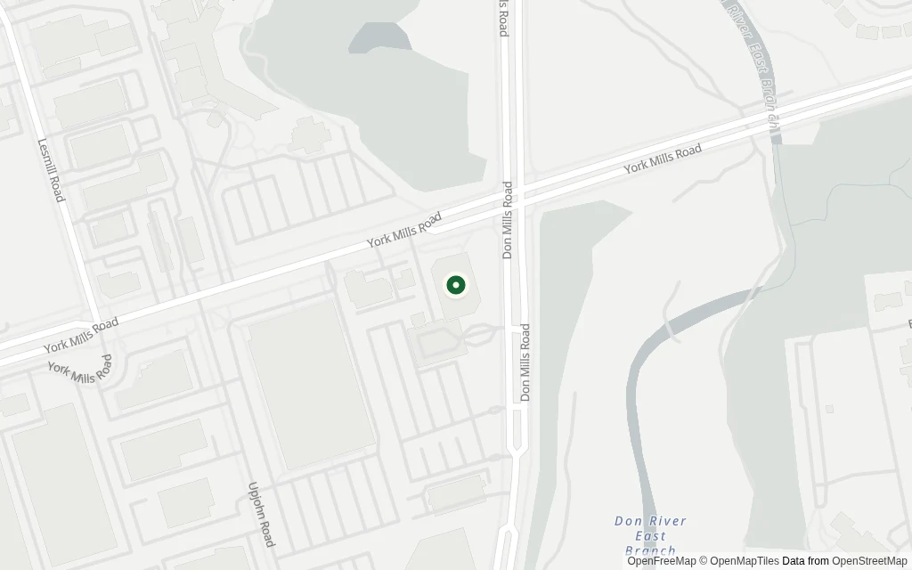 Map of the area around the office at 1500 Don Mills Road, Suite 400, Toronto, Ontario M3B 3K4